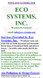 Mobile Screenshot of eco-systems.org